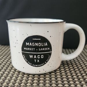 Magnolia Market + Garden Black and White Speckled Mug